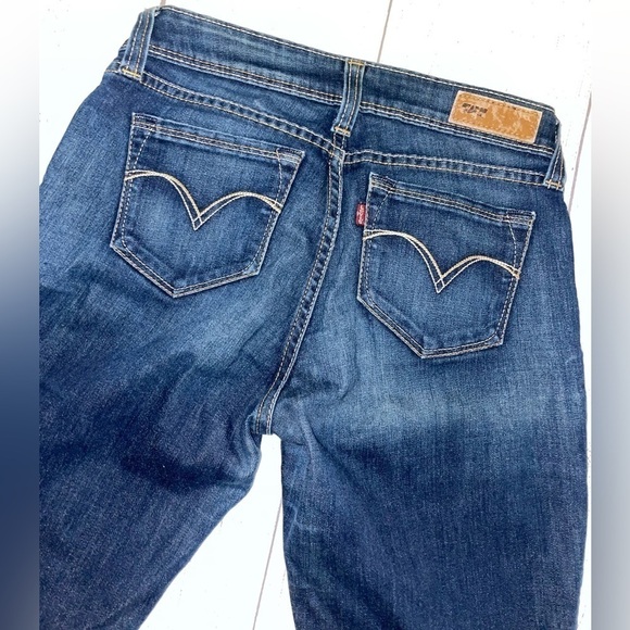 LEVI’S Bold Curve Women’s Blue Jeans Size 7 S Slim Fit - Picture 2 of 10